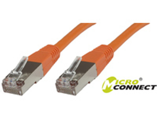 MicroConnect SSTP6005O S/FTP CAT6 0.5m Orange LSZH SSTP6005O