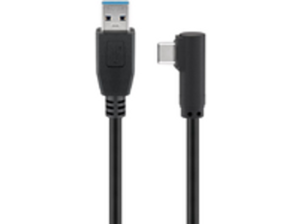 MicroConnect USB3.1CA05A USB-C� 90� to USB A 3.0. 0.5M USB3.1CA05A