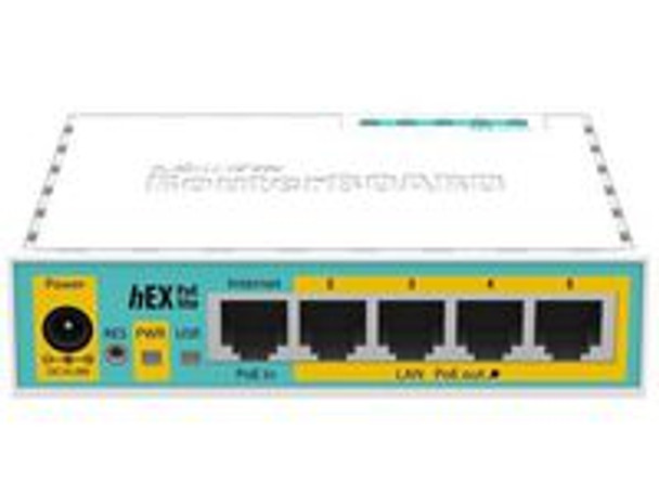 MikroTik RB750UPR2 RouterBOARD hEX PoE lite with RB750UPR2