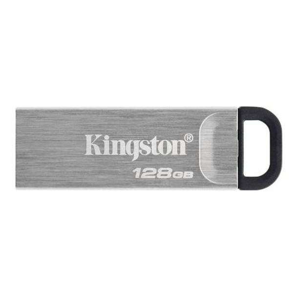 Kingston 128Gb Usb 3.2 Gen1 Memory Pen Datatraveler Kyson Metal Capless Des DTKN/128GB