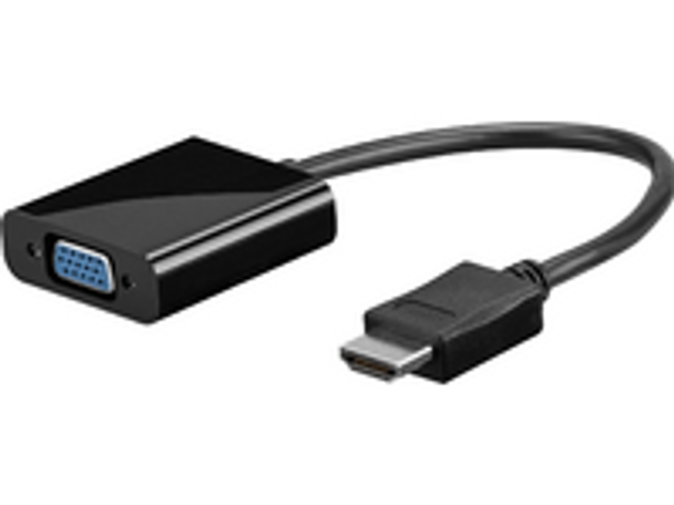 MicroConnect HDMVGA2B Adapter HDMI - VGA M/F. Black HDMVGA2B