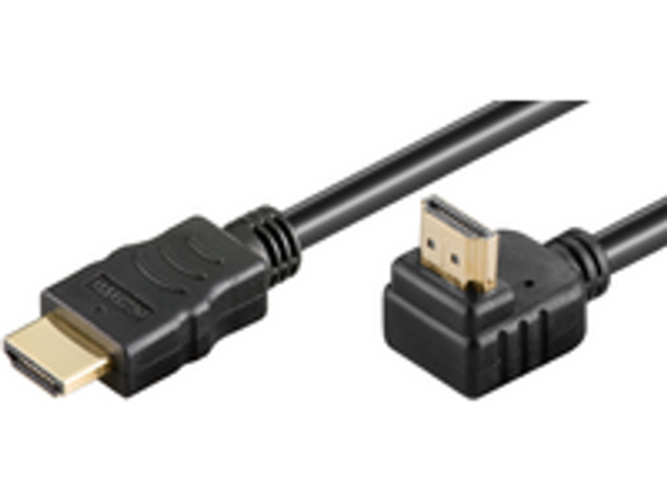 MicroConnect HDM19191.5V1.4A90 HDMI 19 - 19 1.5m M-M. Gold HDM19191.5V1.4A90