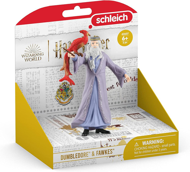 Schleich Wizarding World Harry Potter Toy Figure Dumbledore & Fawkes 42637