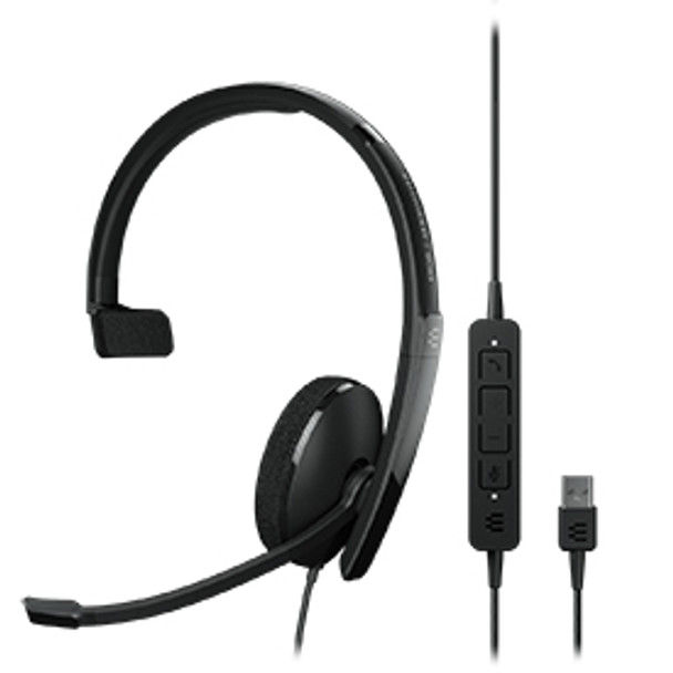 EPOS Sennheiser Adapt 130 USB II Monaural Headset ADAPT130USBAII