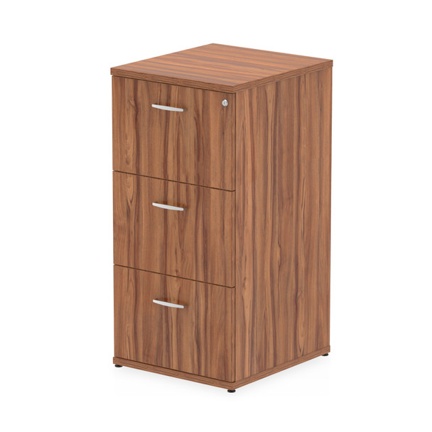 Dynamic Impulse 3 Drawer Filing Cabinet Walnut I000133 I000133