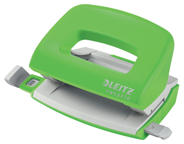 Leitz Nexxt Recycle Mini Hole Punch 10 Sheets Green - 50100055 50100055