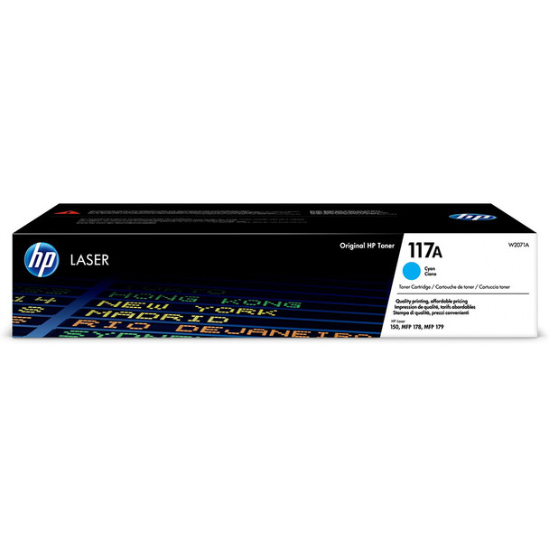 Hp 117A Cyan Standard Capacity Toner 700K Pages for Hp Colour Laser 150/178/179 W2071A
