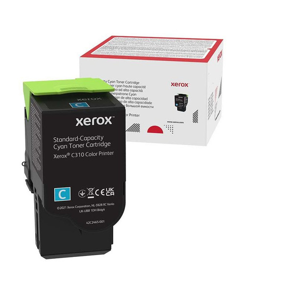 Xerox Standard Capacity Cyan Toner Cartridge 2K Pages - 006R04357 006R04357