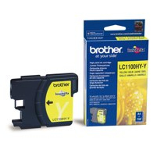 Brother Yellow High Yield Ink Cartridge 10Ml - LC1100HYY LC1100HYY
