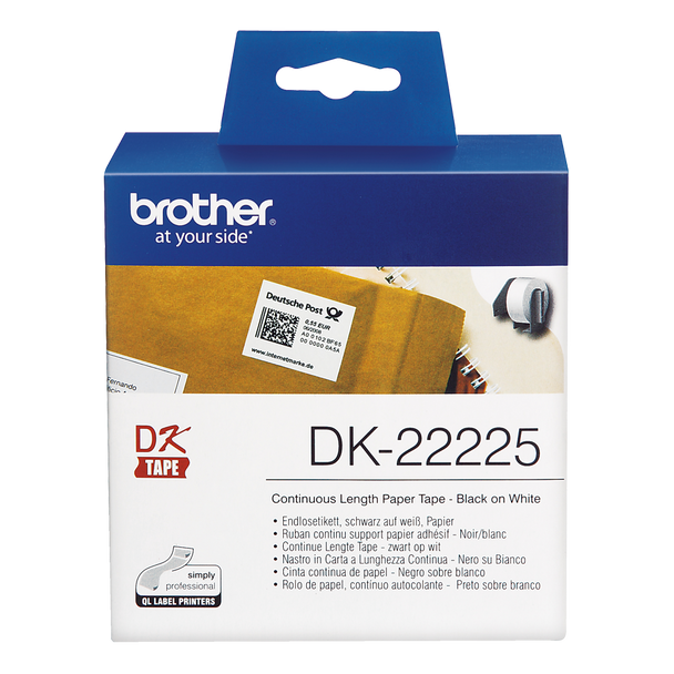 Brother Black On White Paper Roll 38Mm X 30M - DK22225 DK22225