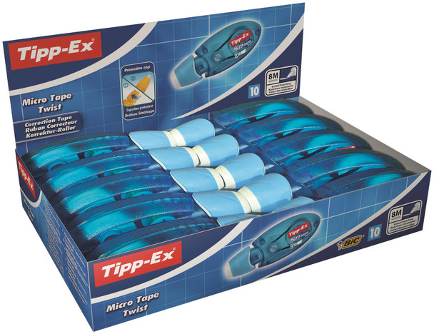 Tipp-Ex Micro Tape Twist Correction Tape Roller 5Mmx8m White Pack 10 8706142