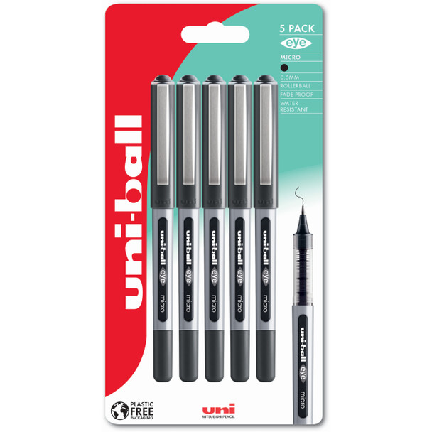Uni-Ball Eye Micro Ub-150 Liquid Ink Rollerball Pen 0.5Mm Tip 0.3Mm Line Plastic 238212077