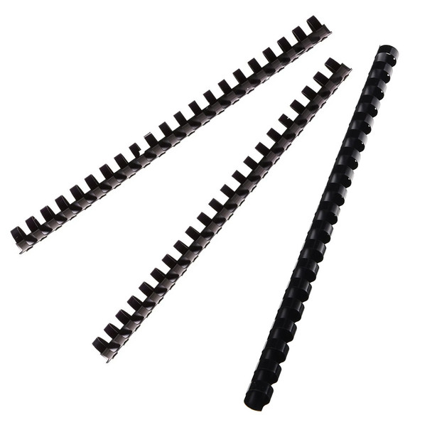 Valuex Binding Comb A4 8Mm Black Pack 100 6200301 6200301