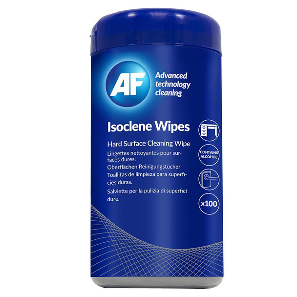 Af Isoclene Cleaning Wipes Tub Pack 100 AISW100 AISW100