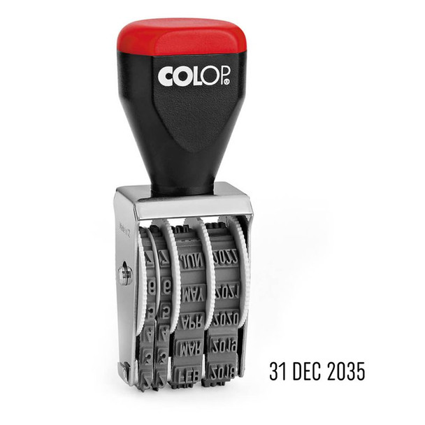 Colop 04000 Date Stamp In Blister Pack 108627