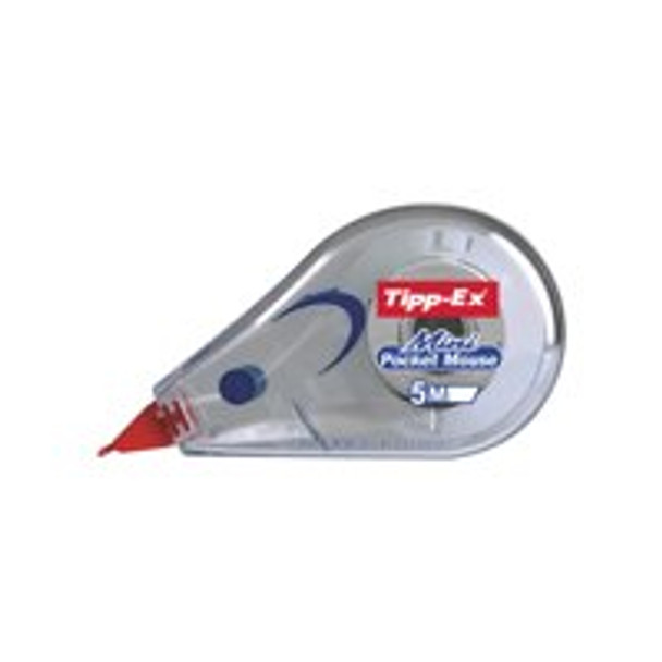 Tipp-Ex Mini Pocket Mouse Correction Tape Roller 5Mmx6m White Pack 10 932564