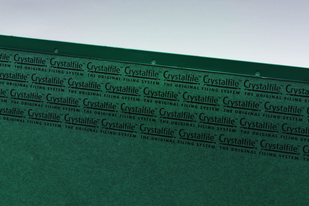 Rexel Crystalfile Classic A4 Suspension File Manilla 15Mm V Base Green Pack 50 7 78045