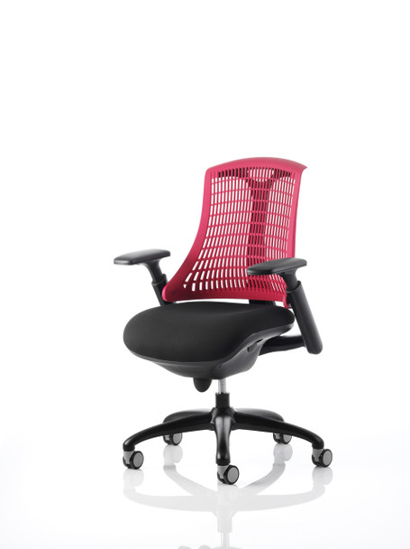 Flex Chair Black Frame With Red Back KC0073 KC0073