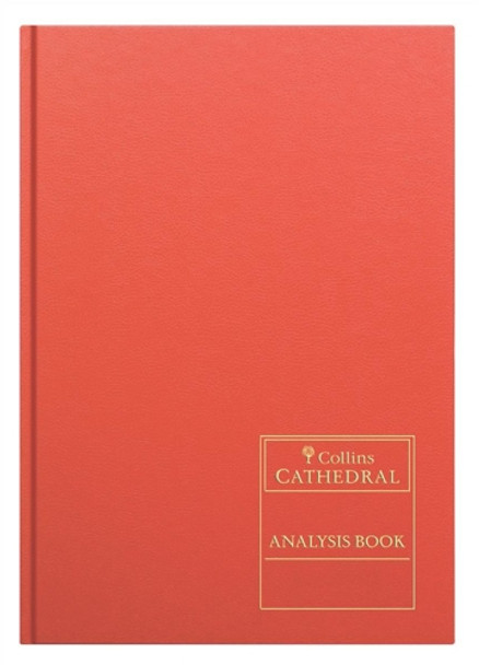 Collins Cathedral Petty Cash Book Casebound A4 3 Debit 9 Credit 96 Pages Red 69/ 811252