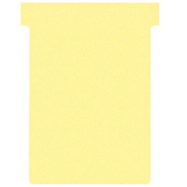 Nobo T-Cards A80 Size 3 Yellow Pack 100 2003004 2003004