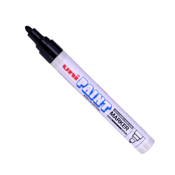 Uni Px-20 Paint Marker Medium Bullet Tip 1.8-2.2Mm Black Pack 12 545616000