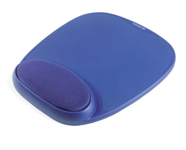 Kensington Foam Mousepad With Integral Wrist Rest Blue - 64271 64271
