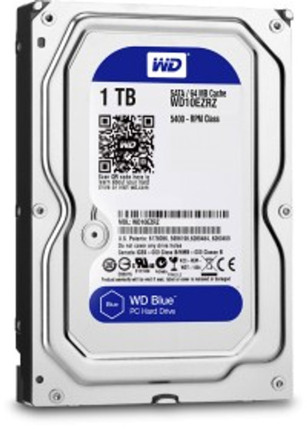Wd 1TB 3.5in WD10EZRZ Blue Quiet SATA 6Gbs HDD WD-1TB-SATA