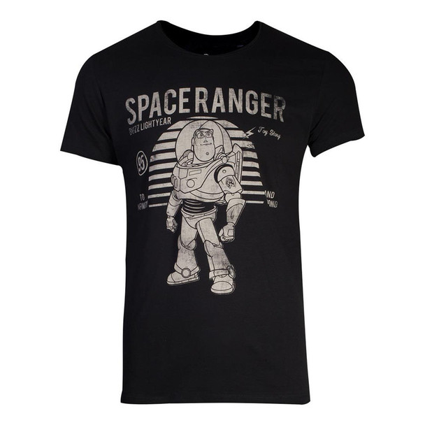 Disney Toy Story Space Ranger Buzz Lightyear Vintage T-Shirt Male L Black T TS556228TOY-L