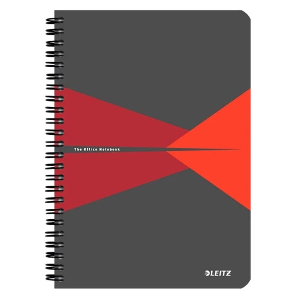 Leitz Office Notebook A5 ruled wirebound with PP cover 44990025 44990025