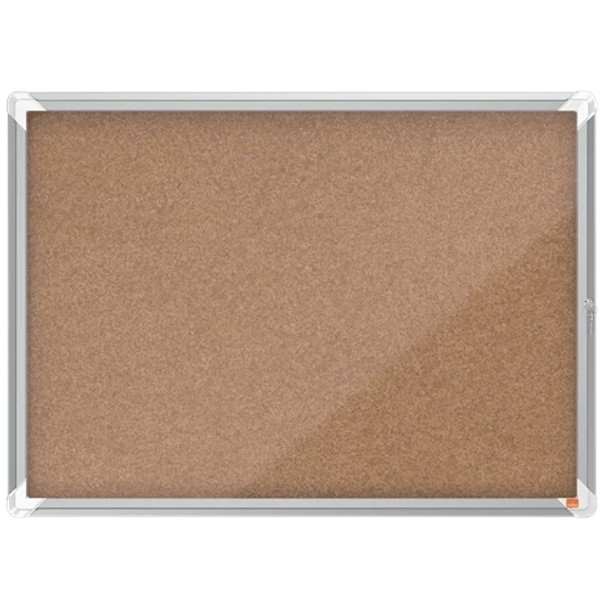 Nobo Premium Plus Cork Lockable Notice Board 8xA4 1915326 1915326