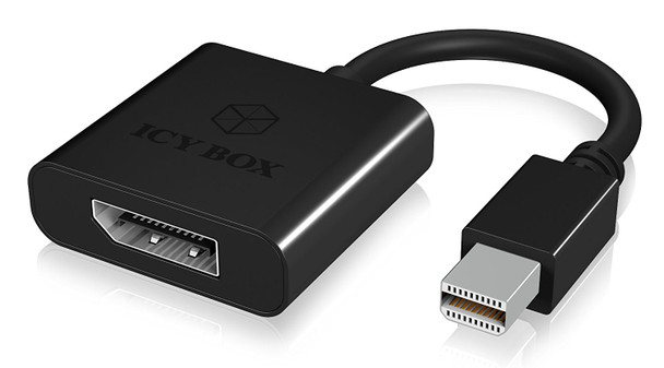 IcyBox IB-AC540 Mini DisplayPort to DisplayPort Type A Adapter IB-AC540