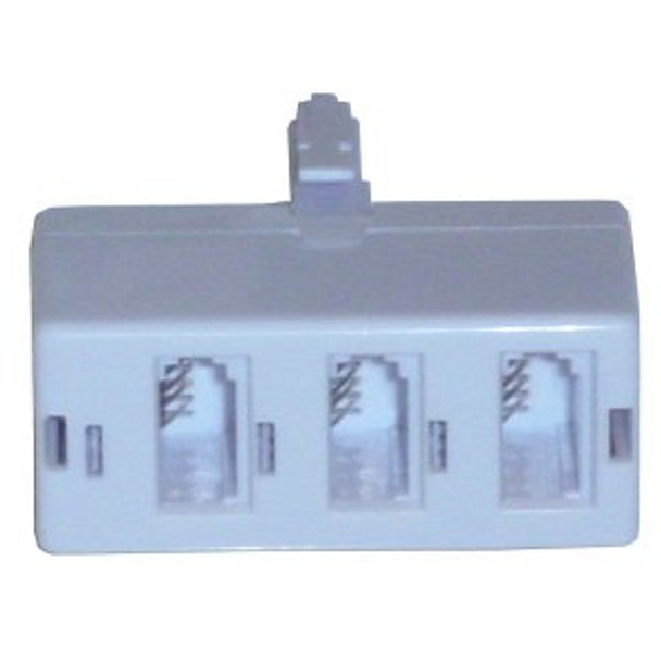 Telephone Triple Adapter (4 Wire) 80.202