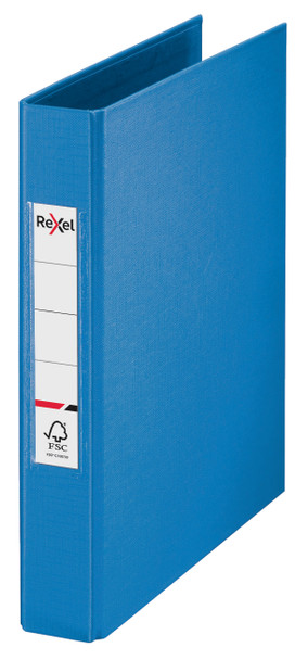 Rexel Ringbinder Choices A5 25Mm 2Rr Blue Pk10 - 2115559 2115559