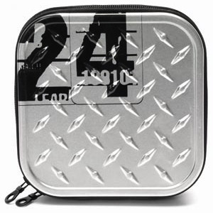 24 Capacity Industrial BLACK CD/DVD Wallet Case