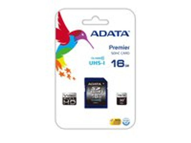 ADATA ASDH16GUICL10-R 16GB SDHC Class 10 ASDH16GUICL10-R