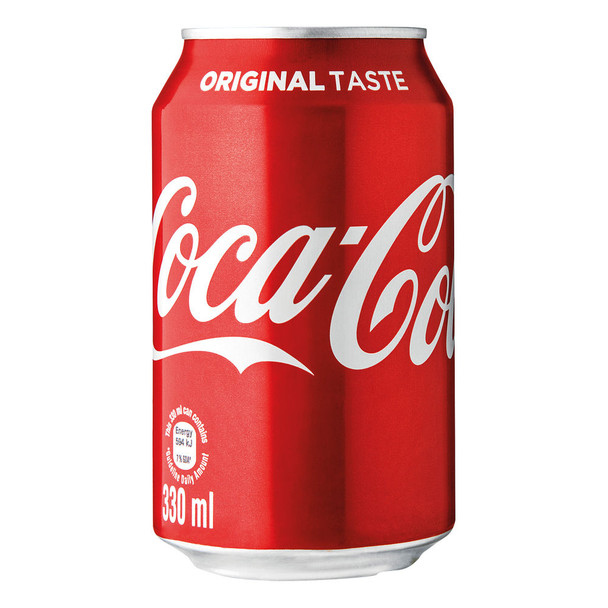 Coca-Cola Soft Drink 330ml Can Pack of 24 402002 AU00099
