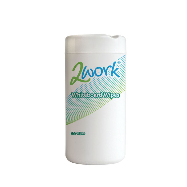 2Work Whiteboard Cleaning Wipes Pack of 100 DB50372 DB50372
