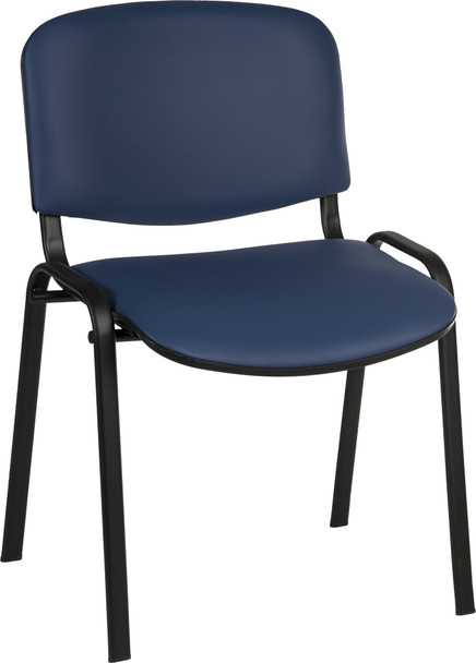 Conference Pu Stackable Chair Blue - 1500PU-BLU - 1500PU-BLU