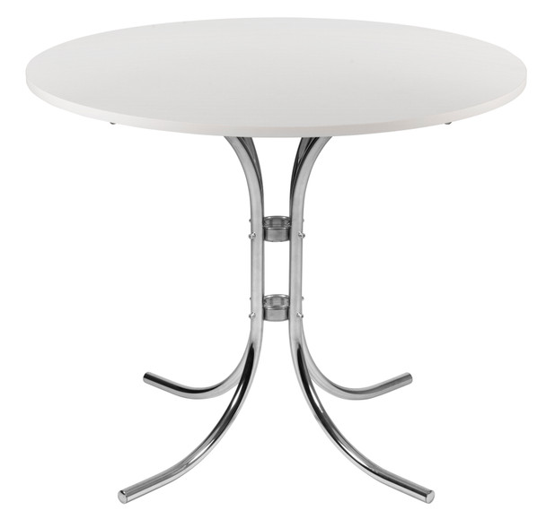 Bistro Round Table White - 6455WH - 6455WH