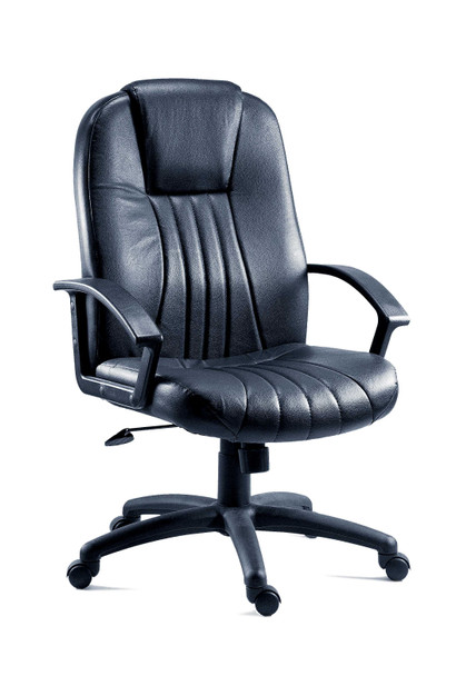 Cith Bonded Leather Faced Executive Office Chair Black 8099 8099