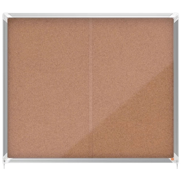 Nobo Premium Plus Cork Lockable Notice Board 15xA4 1915332 1915332