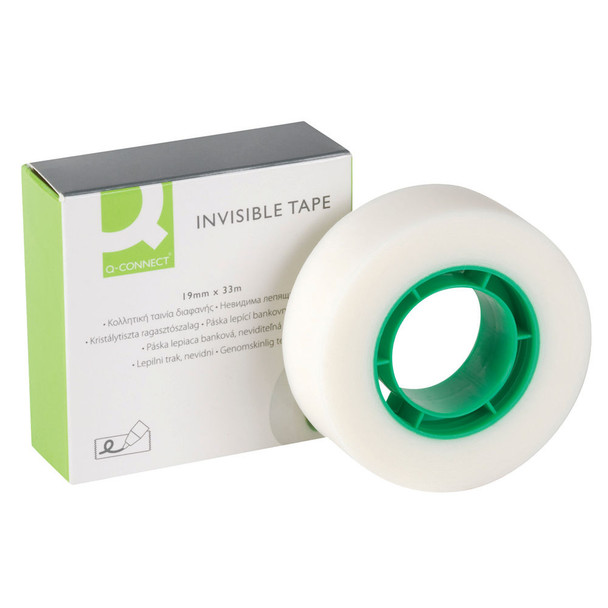 Q-Connect Invisible Tape 19mm x 33m KF02164 KF02164