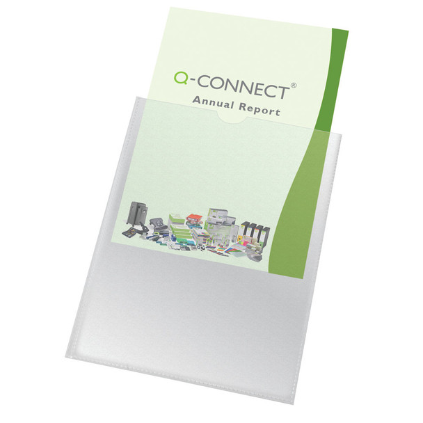 Q-Connect Card Holder Polypropylene A4 Pack of 100 KF01947 KF01947
