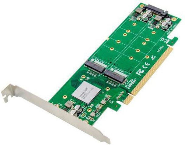 MicroConnect MC-PCIE-ASM2824-X4 PCIe x16 to X4X4 M.2 NVMe SSD MC-PCIE-ASM2824-X4