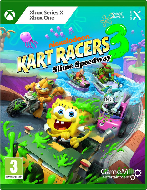 Nickelodeon Kart Racers 3 Slime Speedway Microsoft XBox One Series X Game