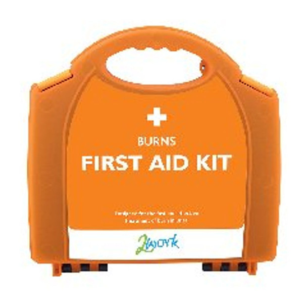 2Work Burns First Aid Kit Small in Compact Orange Case X6090 2W04991