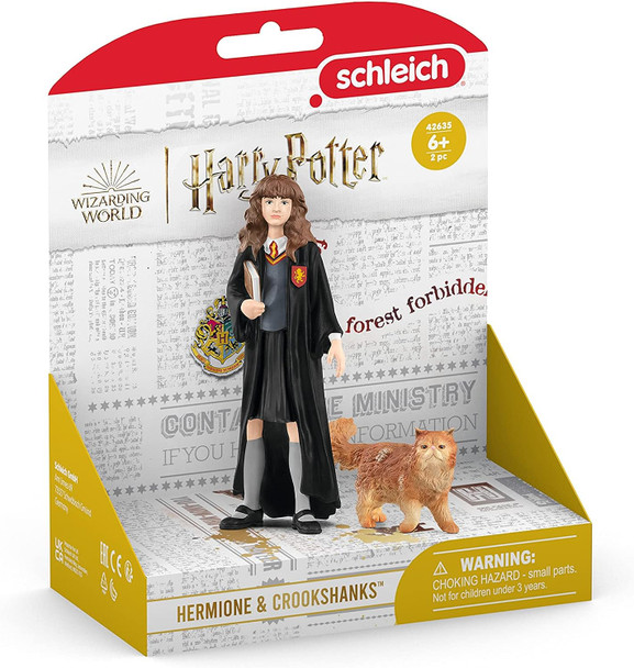 Schleich Wizarding World Harry Potter Toy Figure Hermione Granger & Crookshanks 42635