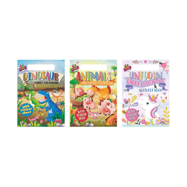 Artbox A4 Carry Colouring & Activity Pad Pack of 12 6891 TAL6891