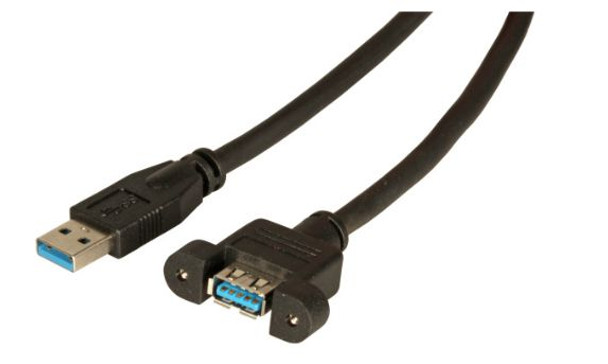 MicroConnect USB3.0AAF1PANEL USB3.0  Extension A-A M-F 1m USB3.0AAF1PANEL