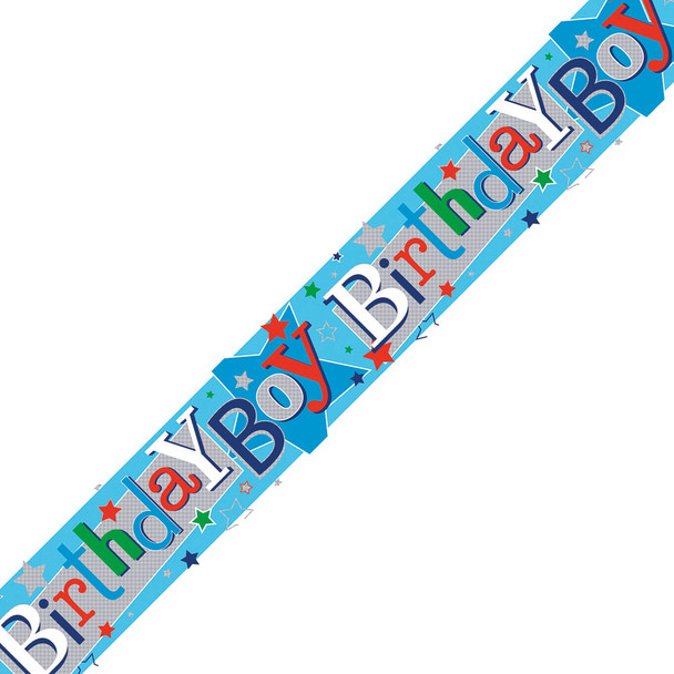 Birthday Boy Banner Blue Pack of 6 6837-HBB-3 EU86642